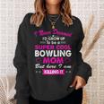 Super Cool Bowling Mom Womens Sports Men Women Sweatshirt Graphic Print Unisex Gifts for Her
