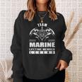 Team Marine Lifetime Member Legend Sweatshirt Gifts for Her
