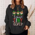Team Tiny Elves Xmas Scrub Top Nurses Nicu Nurse Christmas Men Women Sweatshirt Graphic Print Unisex Gifts for Her