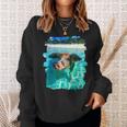 The Bahamas Swimming Pig Caribbean Beach Trips Summer Vibes Sweatshirt Gifts for Her