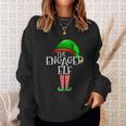The Engaged Elf Family Matching Group Christmas Gift Engagement Sweatshirt Gifts for Her