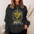 The Legend Is Alive Aiden Family Name Sweatshirt Gifts for Her
