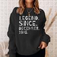 Tolle Geburtstagslegende Seit Dezember 1985 Männer Frauen Sweatshirt Geschenke für Sie