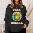 Tree Hugger Retro Nature Environmental Earth Day Sweatshirt Gifts for Her