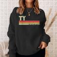 Ty Gift Name Personalized Funny Retro Vintage Birthday Sweatshirt Gifts for Her