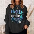 Uncle Of The Birthday Mermaid Family Matching Party Squad Sweatshirt Gifts for Her