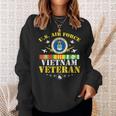 Us Air Force Vietnam Veteran Usa Flag Vietnam Vet Flag Sweatshirt Gifts for Her