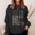 Us Army | Military Green Camo Flag Retro Design Gift Men Women Sweatshirt Graphic Print Unisex Gifts for Her