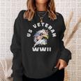 Us Veteran Wwii - Military War Campaign Sweatshirt Gifts for Her