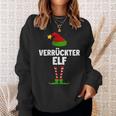 Verrückter Elf Partnerlook Familien Elfen Outfit Weihnachts Sweatshirt Geschenke für Sie