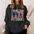 Veterans Day Thank You Veterans Usa Flag Patriotic V2 Sweatshirt Gifts for Her