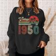 Vintage 1950 Sweatshirt zum 73. Geburtstag für Frauen und Männer Geschenke für Sie