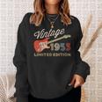 Vintage 1953 Limited Edition Guitar Year Of Birth Birthday Sweatshirt Gifts for Her