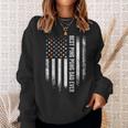 Vintage American Flag Best Ping Pong Dad Ever Table Tennis Sweatshirt Gifts for Her