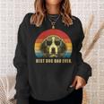 Vintage Best Dog Dad EverBeagle Sweatshirt Gifts for Her