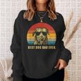 Vintage Best Dog Dad EverIrish Wolfhound Sweatshirt Gifts for Her