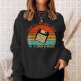 Vintage I Keep All My Dad Jokes In A Dad-A-Base Men Quote Sweatshirt Gifts for Her