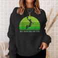 Vintage Retro Best Basketball Dad Ever Funny Fathers Day Gift For Mens Sweatshirt Gifts for Her