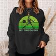 Vintage Retro Best Tennis Dad Ever Funny Fathers Day Gift Gift For Mens Sweatshirt Gifts for Her