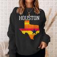 Vintage Retro Houston Texas Sweatshirt Gifts for Her