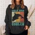 Vintage Retro Orca Dad Like A Regular Dad Father’S Day Long SleeveSweatshirt Gifts for Her