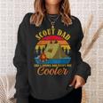 Vintage Scout Dad Except Way Cooler Normal Dad Fathers Day Sweatshirt Gifts for Her
