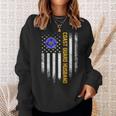 Vintage Usa American Flag Proud Us Coast Guard Husband Funny Men Women Sweatshirt Graphic Print Unisex Gifts for Her
