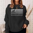Vintage Usa Flag Proud Rottweiler Dad Rottie Silhouette Sweatshirt Gifts for Her