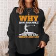 Why Run And Puke Hammer Throw Track And Field Hammer Thrower Sweatshirt Gifts for Her