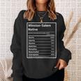 Winston-Salem Native Funny Nutrition Pride Sweatshirt Gifts for Her Winston-Salem Native Funny Nutrition Pride Sweatshirt Gifts for Her