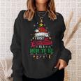Womens First Christmas As A Mom To Be Funny Christmas New Mom To Be Men Women Sweatshirt Graphic Print Unisex Gifts for Her Womens First Christmas As A Mom To Be Funny Christmas New Mom To Be Men Women Sweatshirt Graphic Print Unisex Gifts for Her