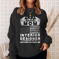 Womens Mom Interior Designer Usa Flag Mother Decorator ArchitectSweatshirt Gifts for Her