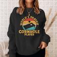 World Okayest Cornhole Player Funny Cornhole Sweatshirt Gifts for Her