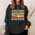 Worlds Best Leopard Gecko Dad Ever Sweatshirt Gifts for Her