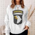 101St Airborne Division Vintage Army Veteran Sweatshirt Gifts for Her