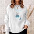 63 Earths Can Fit Inside Uranus | Funny Planet Gift Sweatshirt Gifts for Her
