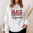 Black Friday Squad Buffalo Plaid Leopard Printed Gift Sweatshirt Gifts for Her