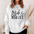 Bride And Boujee Bachelorette Party Sweatshirt Gifts for Her