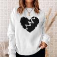 Broken Heart Gift Graffiti Sweatshirt Gifts for Her
