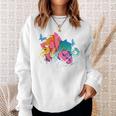 Colored Panty And Stocking Design Sweatshirt Gifts for Her