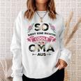 Coole Oma Sweatshirt, So Sieht Eine Richtige Oma Aus Design für Großmütter Geschenke für Sie