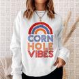 Cornhole Vibes Cornhole For Cornhole Player Sweatshirt Gifts for Her