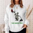 Dads Against Weed Funny Gardening Lawn Mowing Fathers Men Women Sweatshirt Graphic Print Unisex Gifts for Her