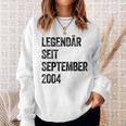 Geburtstag Legendär Seit September 2004 Jahrgang Vintage Sweatshirt Geschenke für Sie