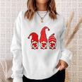 Gnomes Womens Valentines Day Sweatshirt Gifts for Her