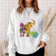 Happy Holi Colors India Hindu Spring Elephant Holi Sweatshirt Gifts for Her