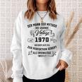 Herren Vintage Der Mann Mythos Die Legende 1970 53 Geburtstag Sweatshirt Geschenke für Sie