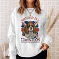 King Charles Iii British Royal Coronation May Spaniel Dog Sweatshirt Gifts for Her