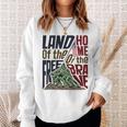 Land Of The Free Iwo Jima Sweatshirt Gifts for Her