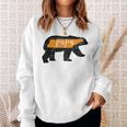 Mens Papa Bear Tennessee State Flag Vintage Dad Sweatshirt Gifts for Her